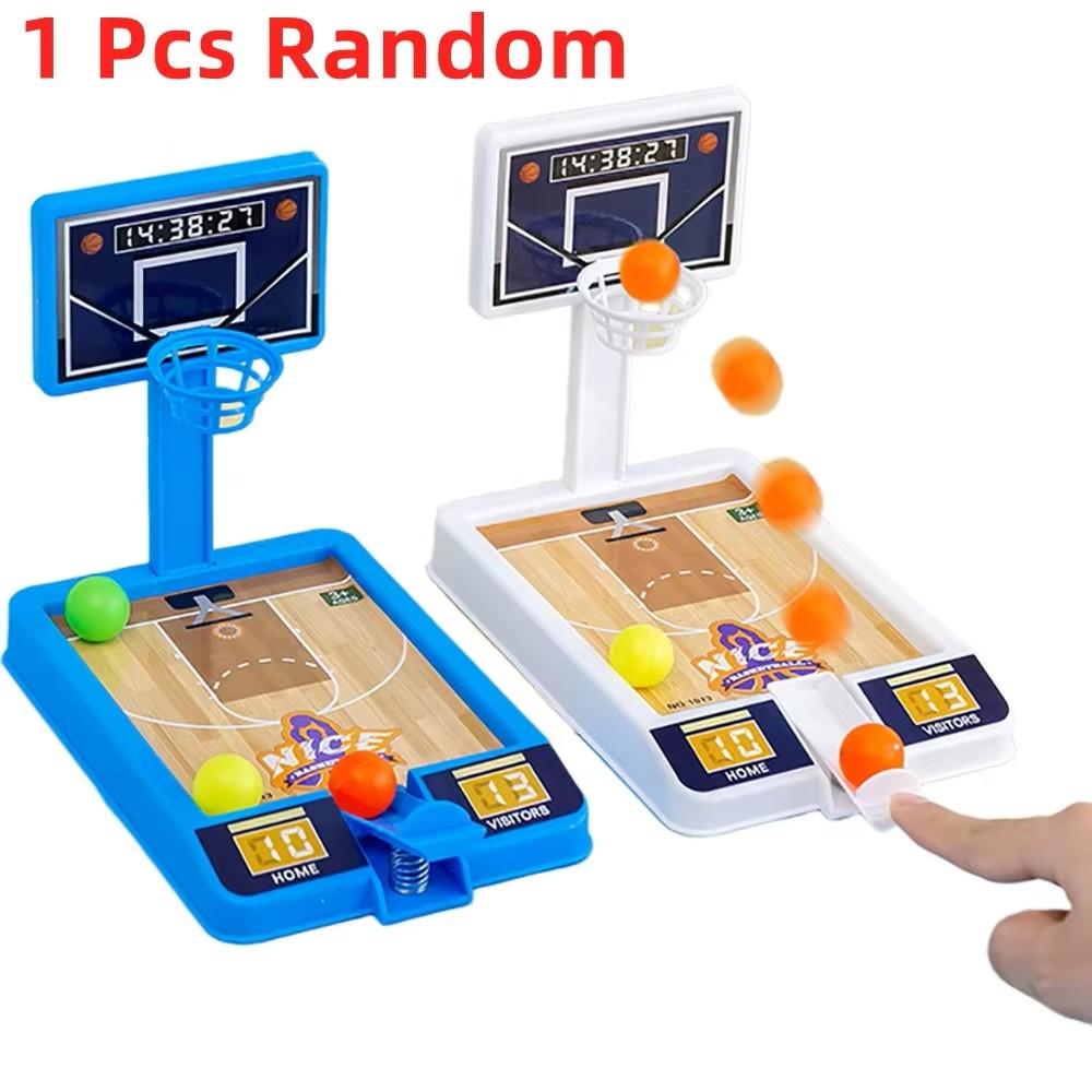1/2Pcs Fun Mini Desktop Basket Toy For Children Indoor And Outdoor Interactive Basketball Games Leisure Puzzle Games Giving Gift