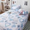 Three-Piece Winter Bed Set: 1.5m Washed Cotton Quilt, Pillowcase, Cover