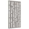 VidaXL Garden Wall Decoration 105x55 Cm Corten Steel Bamboo Design 824481