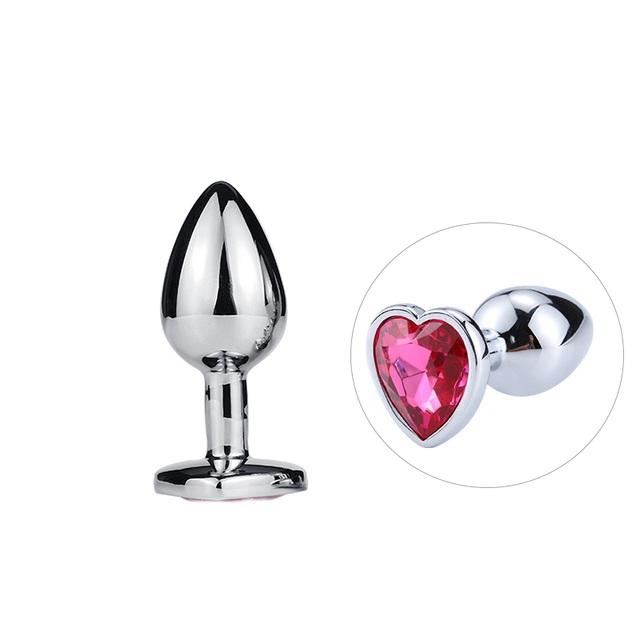 Анальная пробка, секс-игрушки из нержавеющей стали, Анальная пробка, хвост, кристалл, ювелирный тренажер для женщин и мужчин, анальный фаллоимитатор Runyu, секс-шоп для взрослых