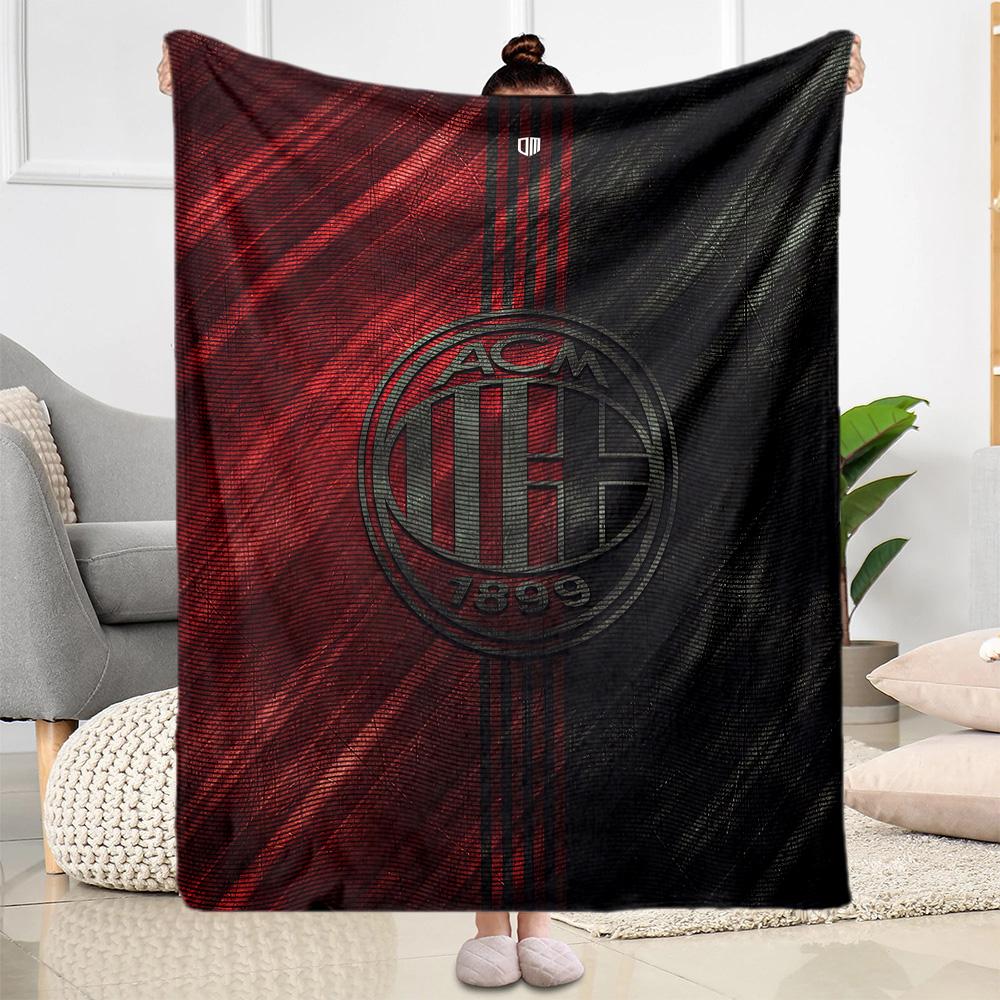Ac Milan Blanket Soft Cozy Great For Office Chair Office Bed Allseason Use Warmthful Decor Ideal Gift For Friends Family Couples Picnic