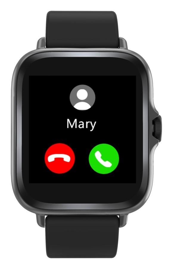 DENVER SWC-156 - Смарт-часы Bluetooth со встроенными датчиками пульса, артериального давления и уровня кислорода в крови, Denver