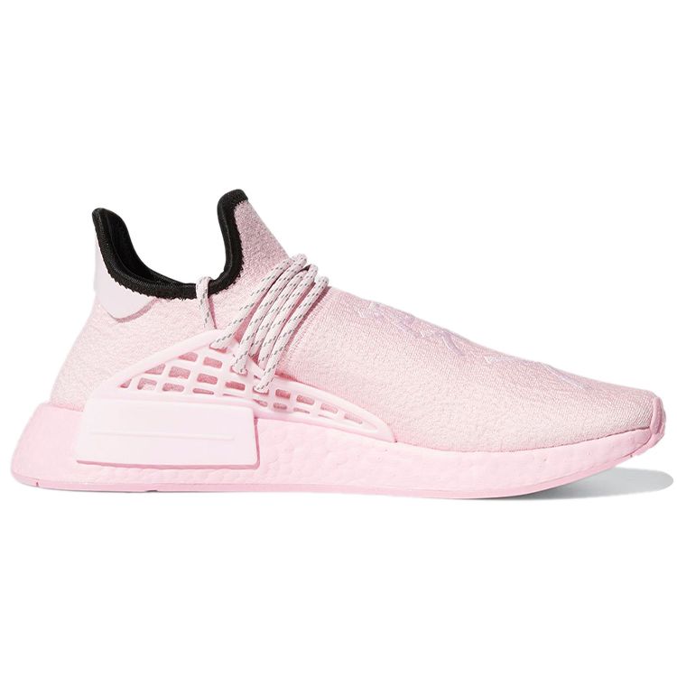 Pharrell x adidas NMD Human Race Розовые Унисекс Кроссовки Настоящий-Розовый Прозрачно-Розовый Основной-Черный GY0088