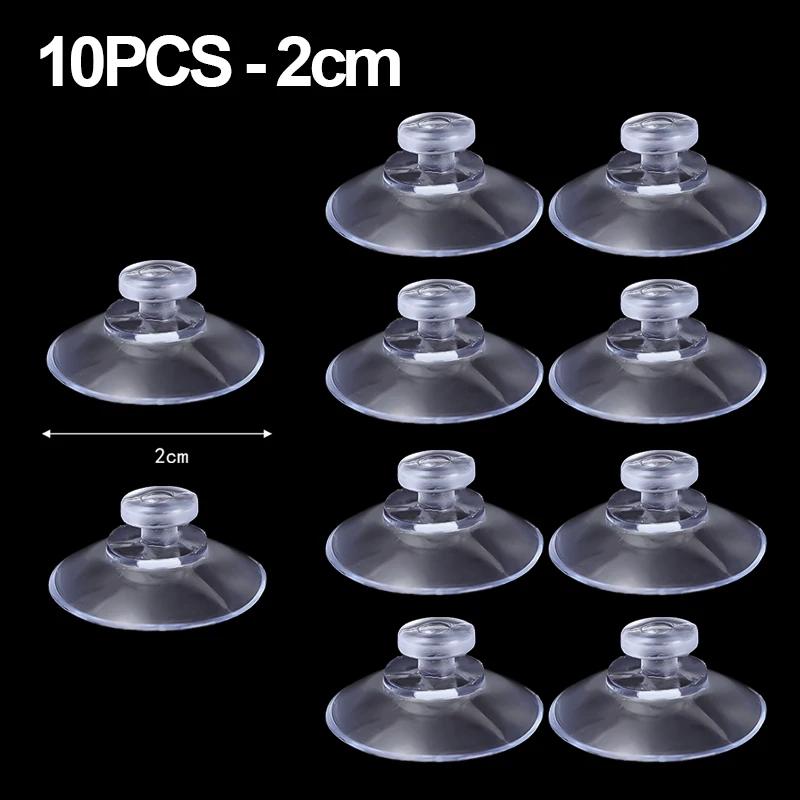 Mushroom Head Clear Suction Cups PVC Adhesive Sucker Holders Hanging Hooks Home Organizer Suction Pads Window Glass Table Decor