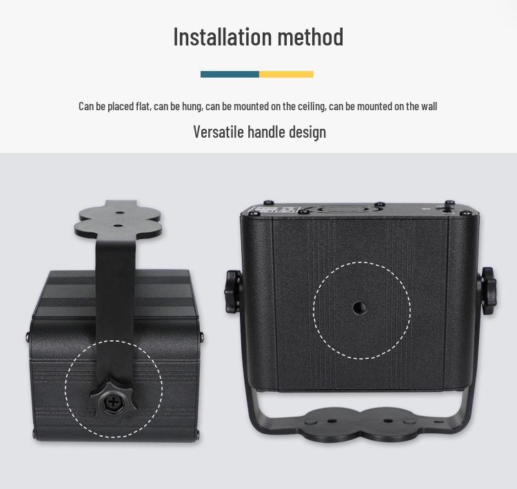 Мини лазерный KTV сценический свет UV6 - Цветной стробоскоп и узоры