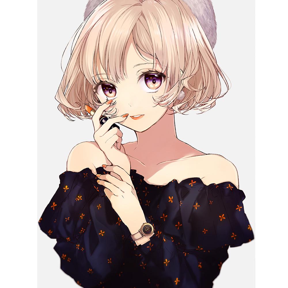 Полный круглый 5D DIY алмазная живопись аниме кошка девушка 3d узор для вышивки Фэнтези эльф принцесса вышивка крестиком мозаичная наклейка