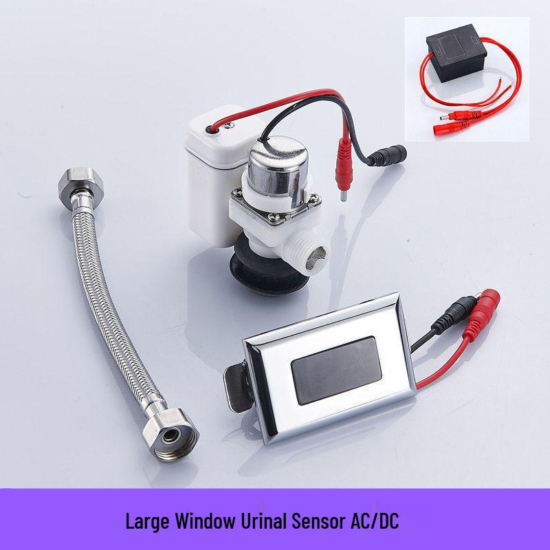 Автоматический инфракрасный смыватель для писсуара с электромагнитным клапаном-датчиком