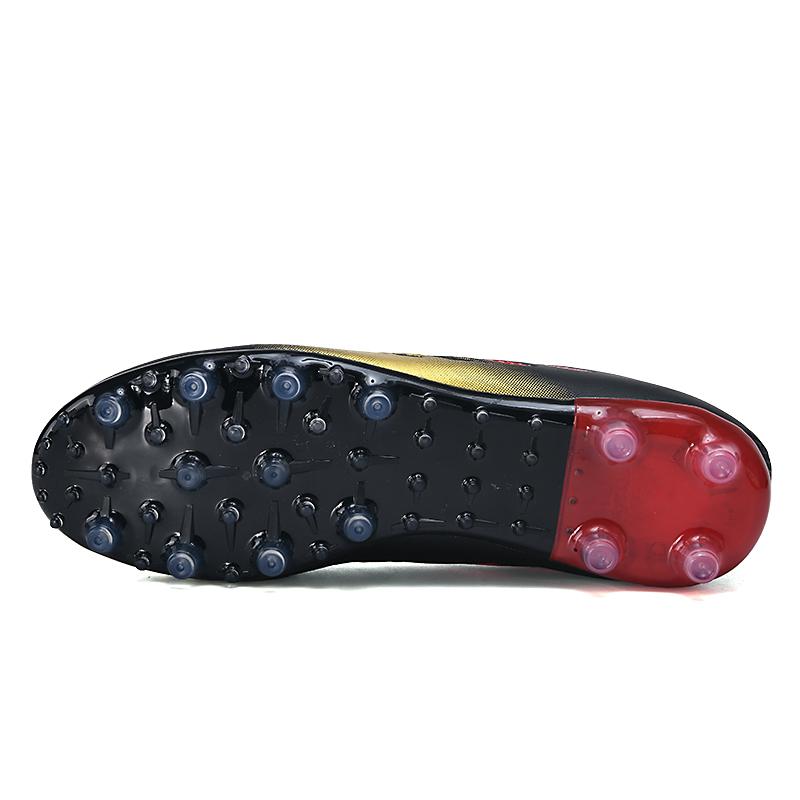 Мужские футбольные бутсы большого размера с длинным гвоздем, противоскользящие и износостойкие, из искусственного TPR, детские футбольные бутсы для улицы