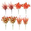 4/8/12/16/24/36 шт. Искусственный цветок Реалистичный Поддельный Пластиковый Цветок Дом Офис Свадьба