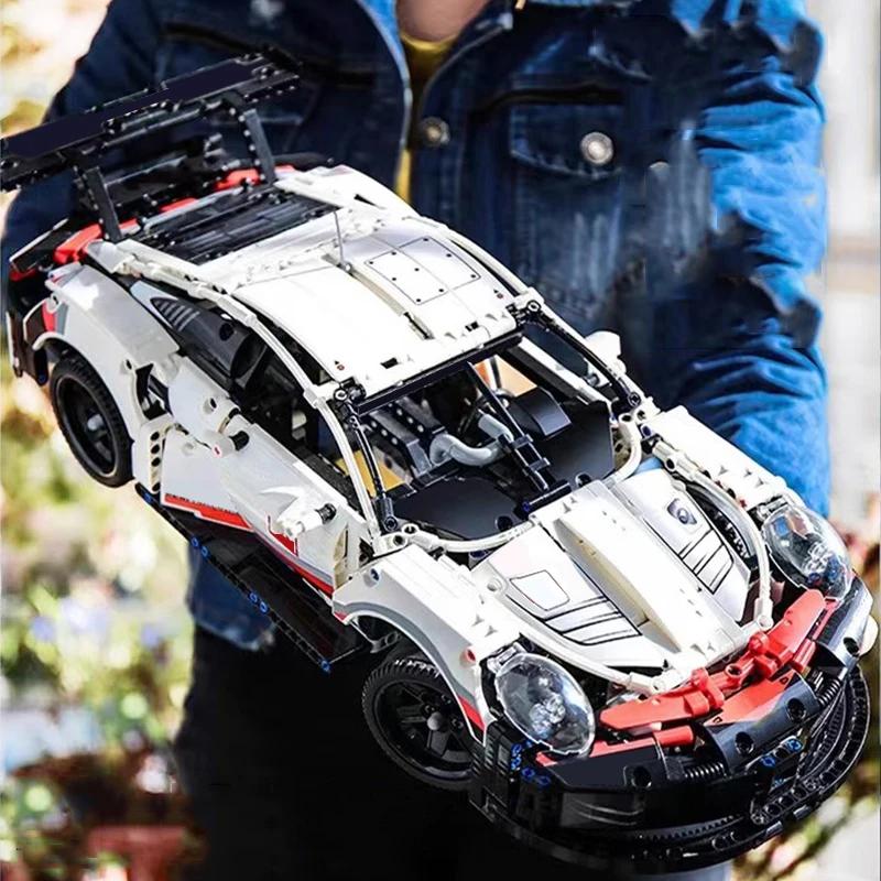 Высокотехнологичная модель 1314 шт. 1/14, супер гоночный автомобиль, строительный блок, откатной MOC, автомобильный кирпич, детская строительная игрушка
