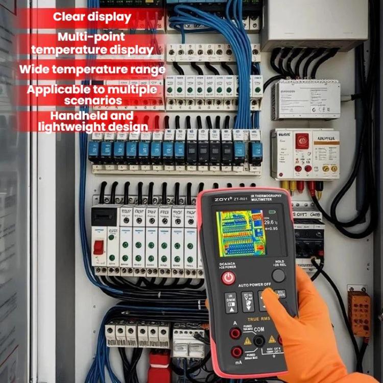 ZT-R01 Handheld HD Infrared Thermal Imaging Multimeter Industrial Power/Floor Heating Thermal Imager