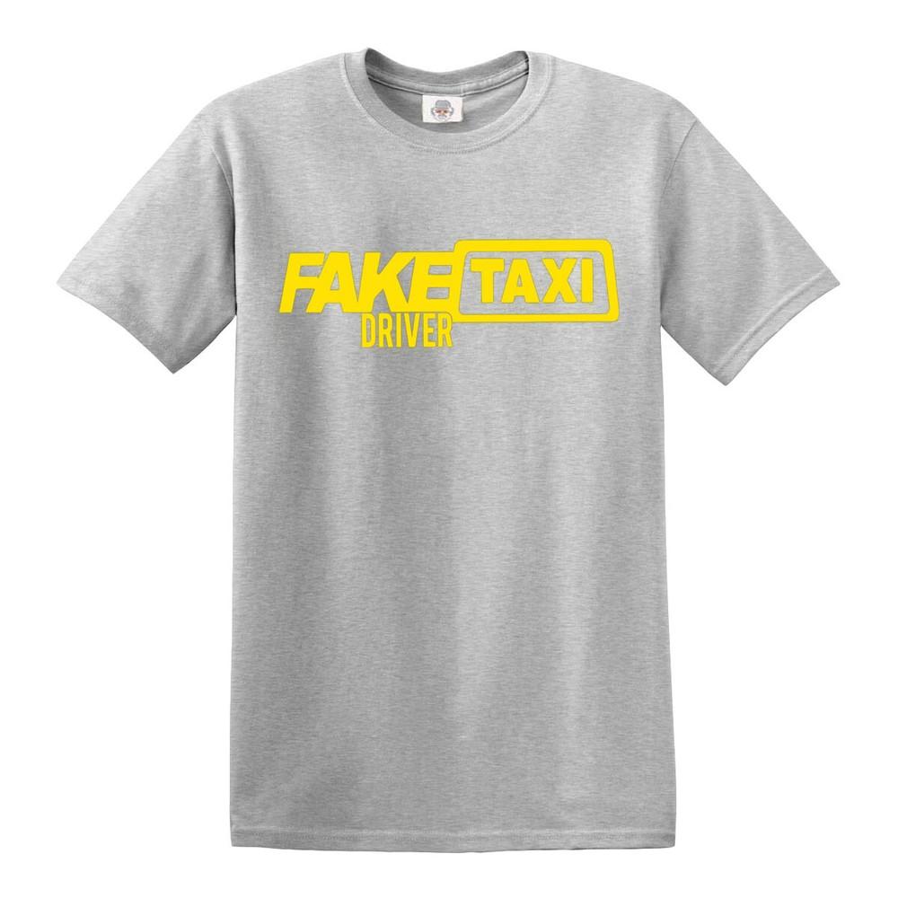Fake taxi driver tshirt mens funny stage party joke tshirt novelty top tee
