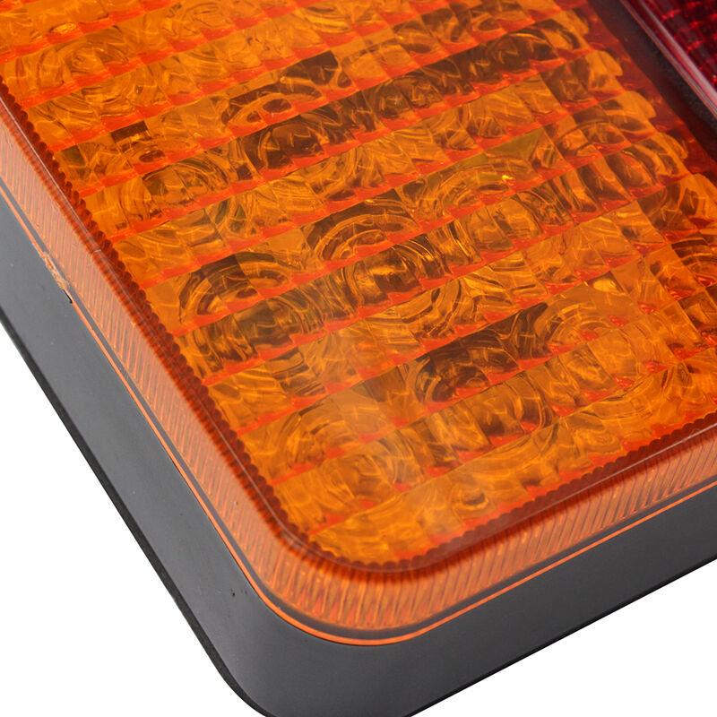 10 светодиодных задних фонарей, лампы для грузовых автомобилей, прицепов, караванов, автобусов, дом на колесах, 12 В