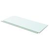 VidaXL Shelf Panels 2 Pcs Transparent Glass 60x20 Cm