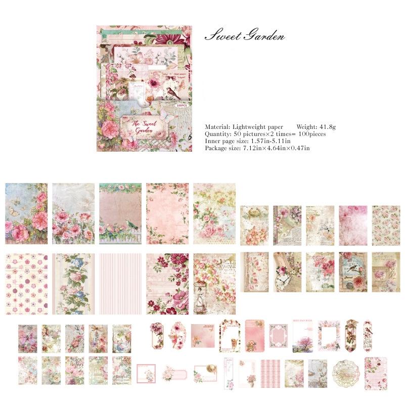 Садовое Почтовое Отделение Коллекция Бумажный Материал Руководство для Поделок Коллаж Журнал Блокнот Скрапбукинг Конверт