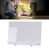 Светодиодная доска для заметок 13,8x10 дюймов 7 RGB-подсветка 4 динамических режима Светящаяся акриловая доска для сухого стирания с 7 маркерами Подставка для дисплея Цепочка для подвешивания