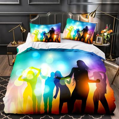 Комплект постельного белья Madden DJ Single Twin Full Queen King Size Kawaii Комплект постельного белья Aldult Kid Bedroom Duvetcover Sets 3D Print Rainbow