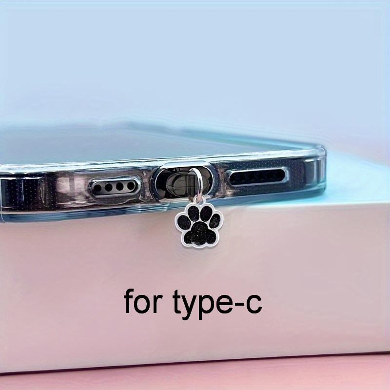 1 шт. для телефона Samsung Type-C интерфейс телефон пылезащитная заглушка кошачий коготь милый телефон пылезащитная заглушка аксессуары кулон