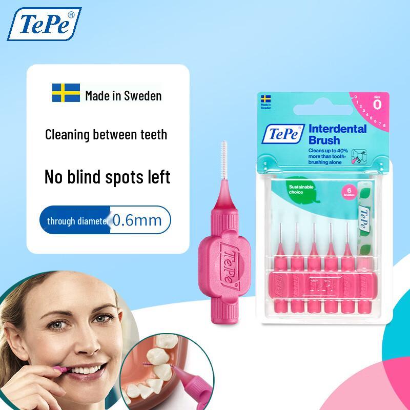 Tepe I-Shaped Interdental Brushes for Orthodontics