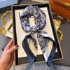70cm Korean-Style Silk Square Scarf: Fashionable, Versatile Neck Protection and Decorative Accessory