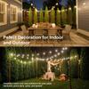 ST38 уличный светодиодный светильник для патио, солнечная гирлянда для кемпинга, сада, вечеринки, уличной террасы, украшение