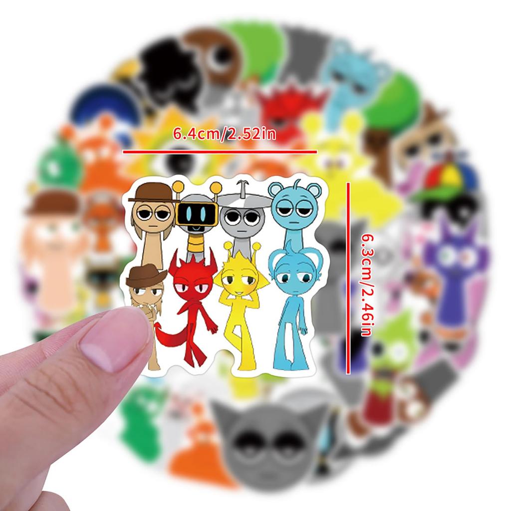 Pack of 110 Sprunky Cute Notebook DIY Mobile Notebook Tape Stickers, Stickers, Stickers, Children's Stickers, Decorations, Letters, Phones,