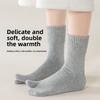 Two-toed Sock Children's Winter and Autumn Padded and Thickened Warm Extra-thick Thumb-separated Toe Socks Winter Long Socks