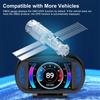 P2 Автомобильный цифровой спидометр Obd2 Gps HUD-дисплей Автоматический дисплей Сигнализация Температура воды и масла Давление турбины Бортовой компьютер