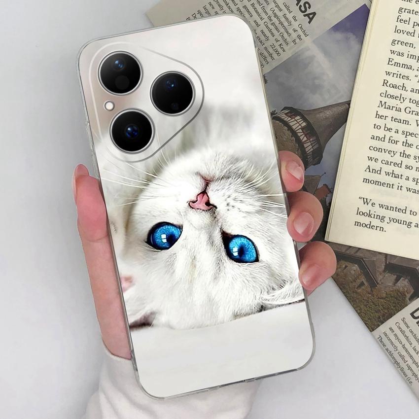 For Huawei Honor Magic5 400 Pura 80 Pro Ultra Phone Cover Beautiful Girls Patterns Transparent Slim Silicone Anti Fall Housing For Huawei Bumper Shell