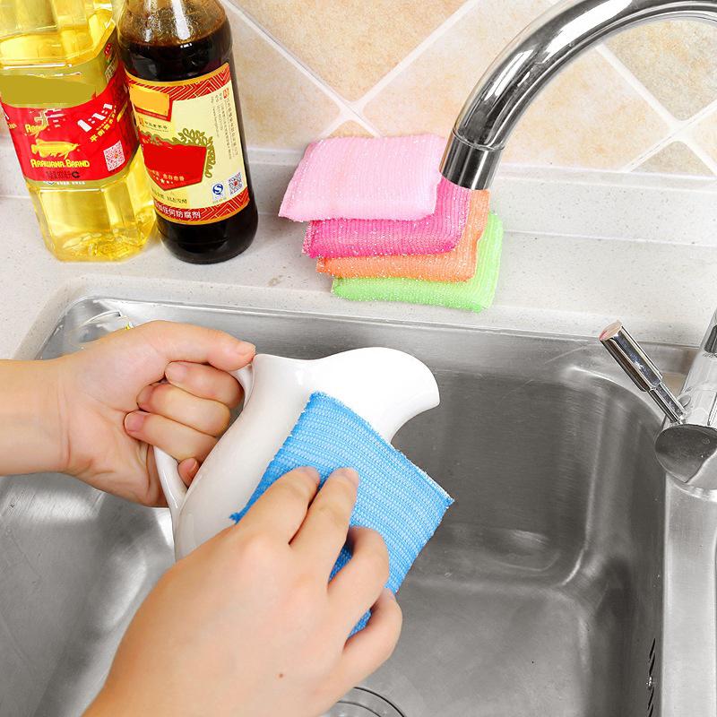 Кухонная мочалка, губка, щетка, антипригарная ткань для чистки масла, ткань для стирки, волшебная губка, кухонные аксессуары