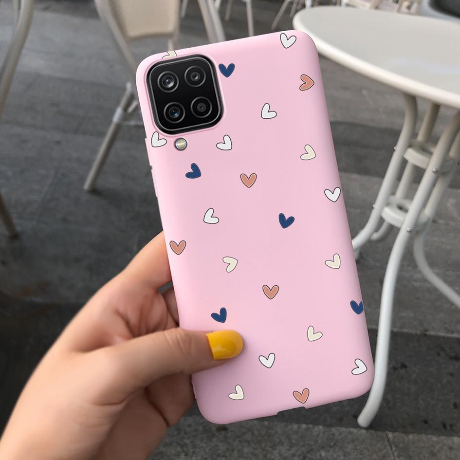 Чехол для Samsung Galaxy A12 Чехол для Samsung A42 5G Милое Сердечко Задняя крышка Fundas Для Samsung A 12 SM-A125F SM-A426B A 42 5G Чехлы для телефона