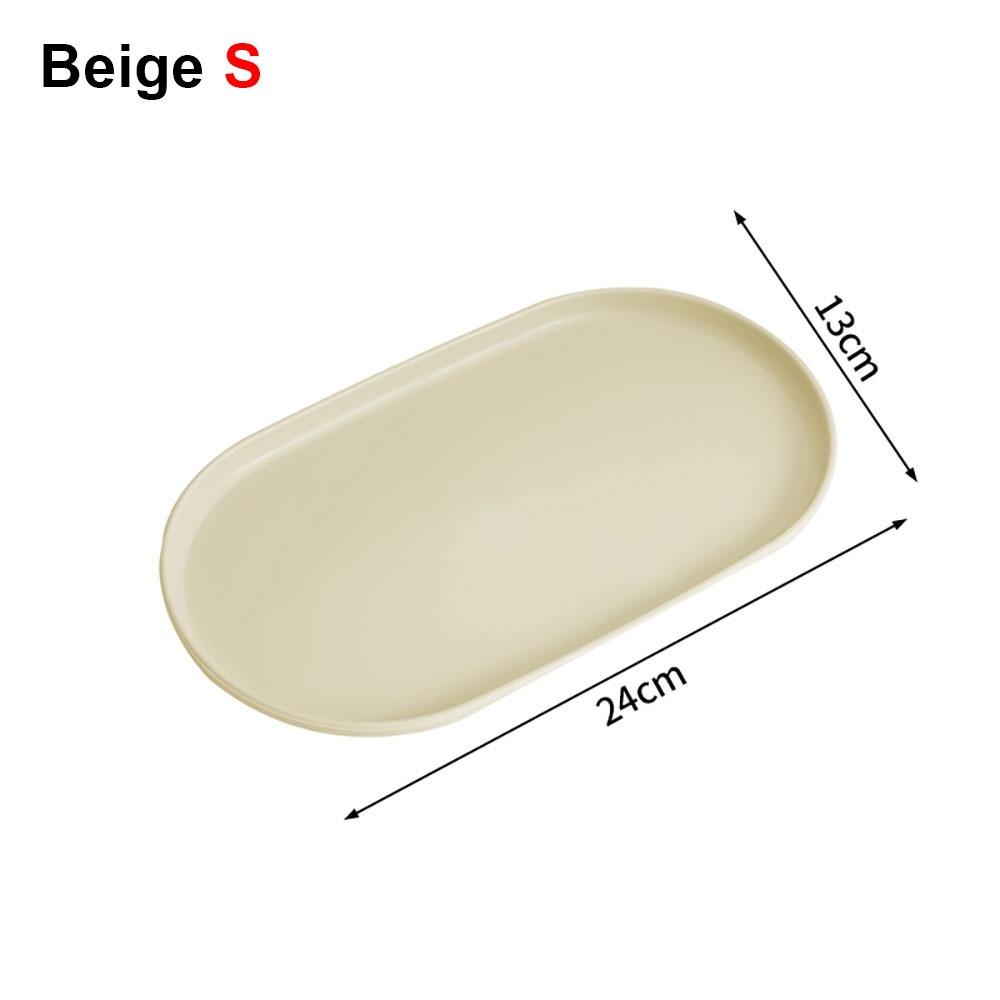 1Pcs Stackable Dessert Tray Smooth Edge Food Serving Tray New Fruit Plate for Home Kitchen