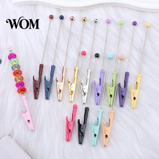 Metal Crocodile Clips Beadable Clip, Long-Tailed Clamp, Note Clip Memo Holder, Clamps for Crafts DIY Photo Office Home Desk, Party Favors Craft