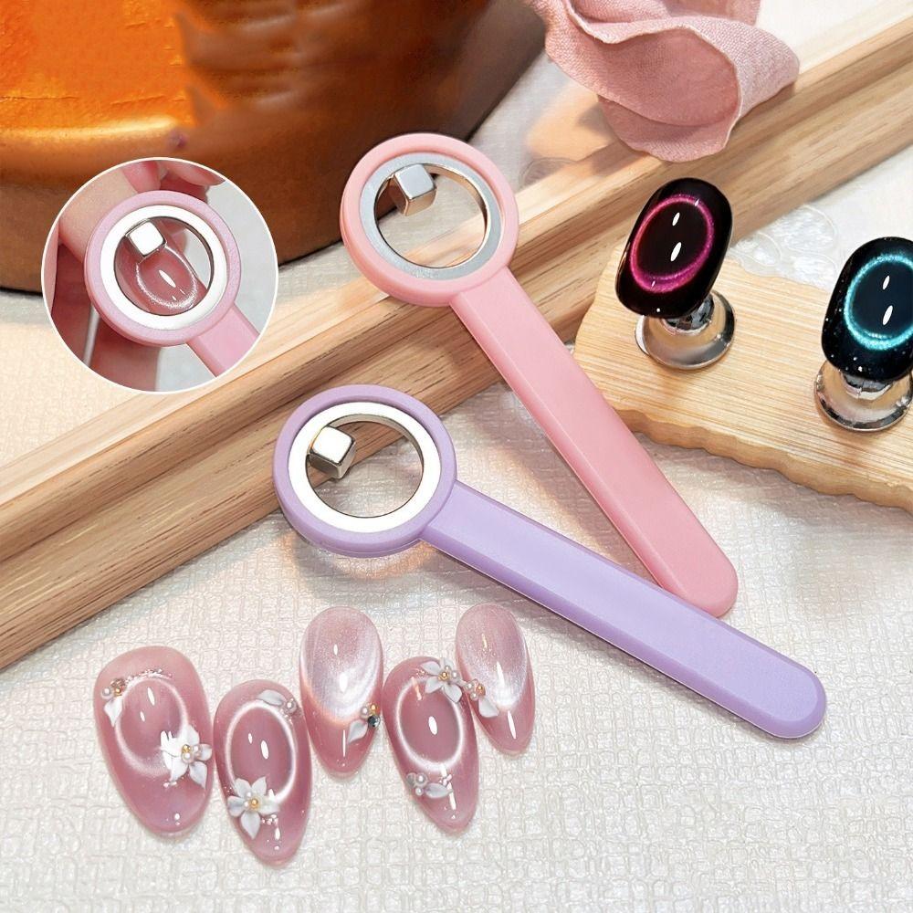 Strong Power Hollow Circle Stick Long Handle Nail Ring Magnet Nail Art Magnet Nail Art Beginner
