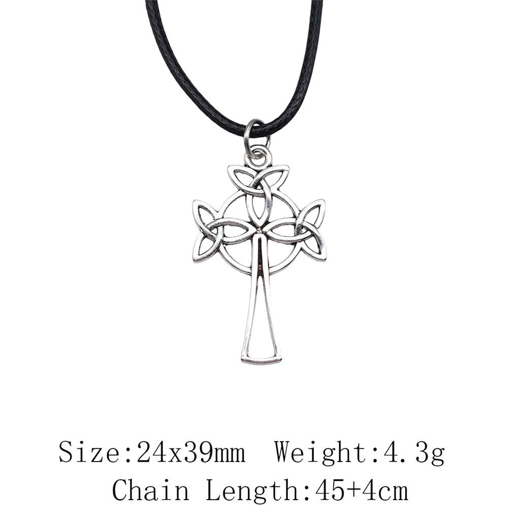 Ожерелье-чокер Hexagram Celtic на День благодарения, кожаная цепочка 45 см, женская сумка, чокер на шею