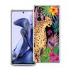 Прозрачный чехол для телефона для Xiaomi Mi 14 13 12 11 Ultra 13T Poco X3 NFC F3 F6 Pro 5G Мягкий ТПУ чехол Тропические джунгли Принт Леопард