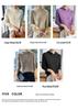Women's Pure Wool Hooded Knit Sweater with Raglan Sleeves for Autumn and Winter