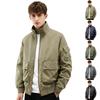 Men's Casual Fashion Outdoor Stand Collar Flight Jacket