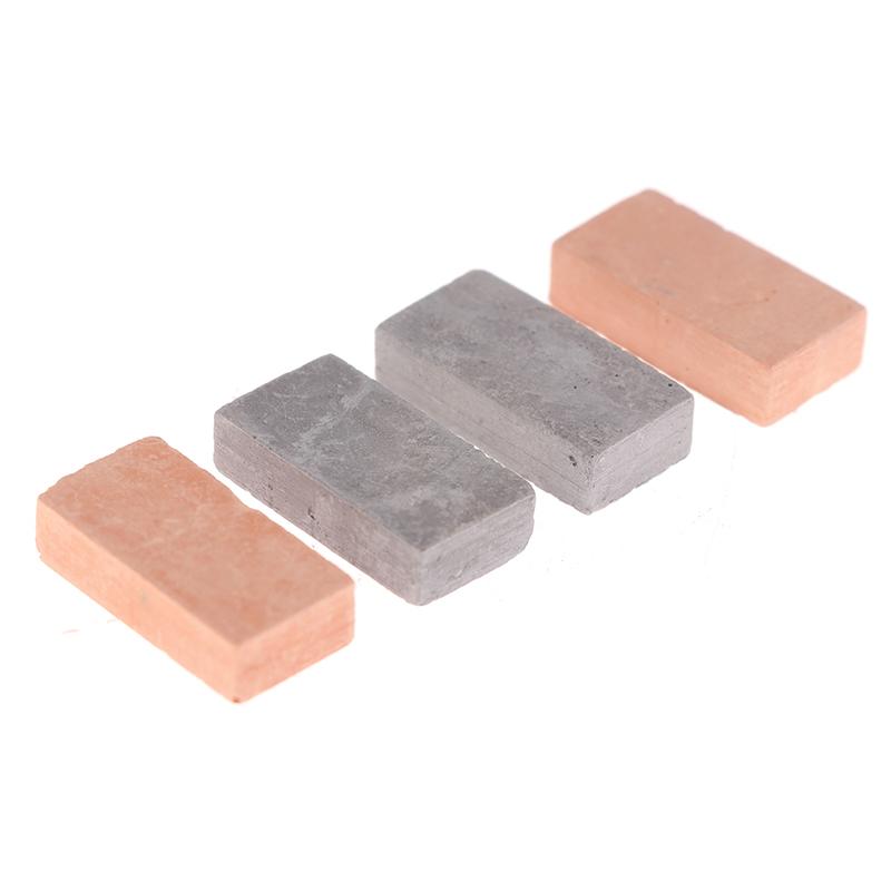 Архитектурный антикварный мини-синий кирпич, зеленый блок, сделай сам, песочный стол, глиняный инструмент для внутренней сцены