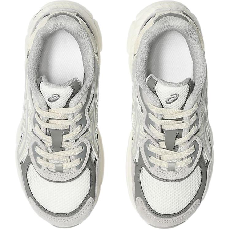 Asics GEL NYC Классические и универсальные низкие детские беговые кроссовки Серые Дети Возраст 3-7 Лет 1204A176-100