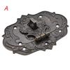Antique Brass Wooden Case Hasp Vintage Decorative Jewelry Gift Box Suitcase Hasp Latch Hook Furniture Buckle Clasp Lock