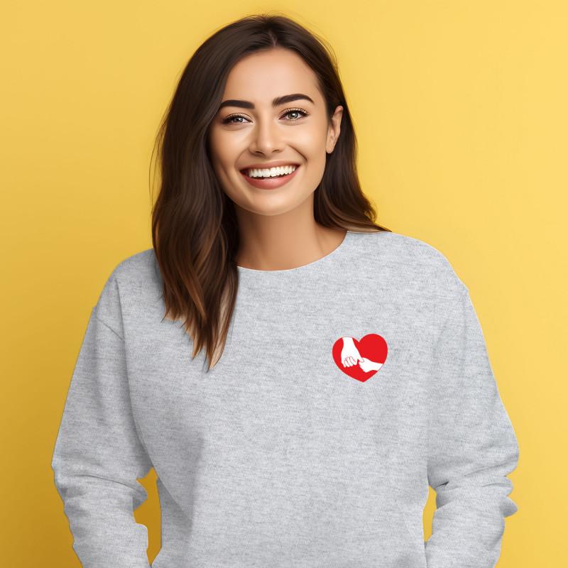 Женский свитшот - FAMILLE CŒUR