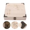 Delicate Tea Packaging Box For Gift Recipients Hygienic Storage 3Pcs