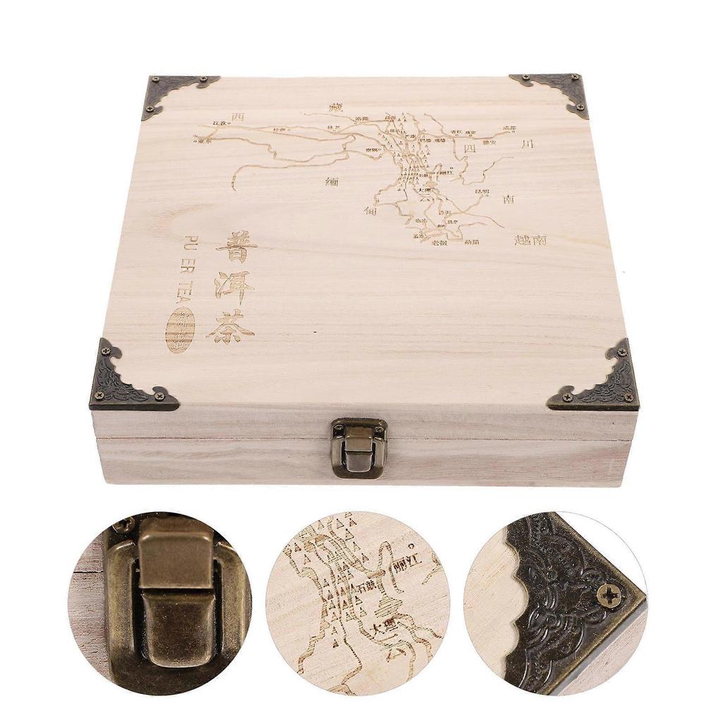 Delicate Tea Packaging Box For Gift Recipients Hygienic Storage 3Pcs