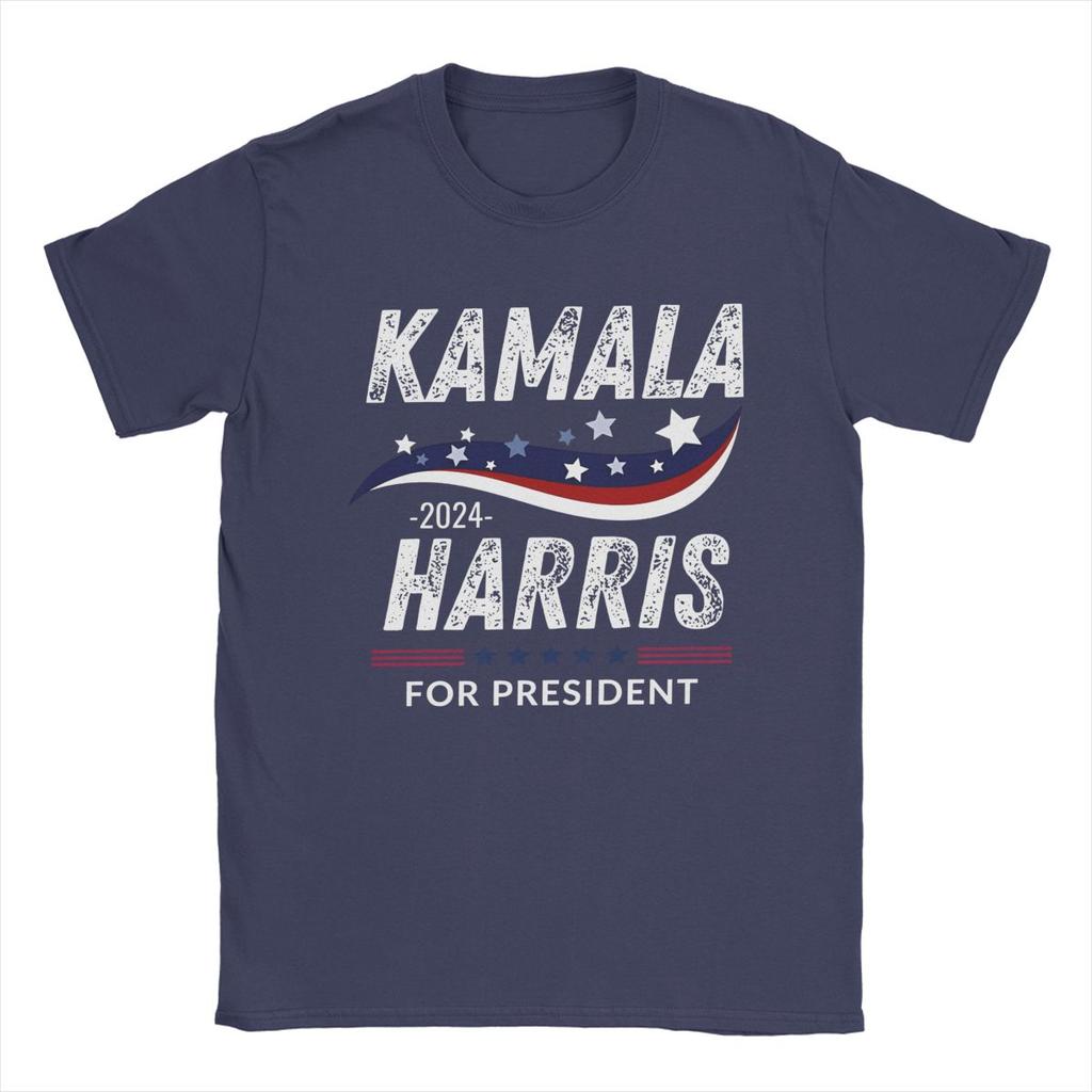 Kamala Harris President Election T Shirts Apparel for Men Women 100% Cotton Fun T-shirt Short Sleeve Tops Birthday Gift