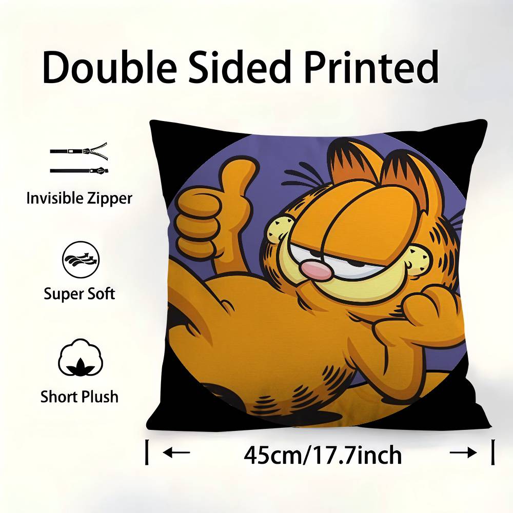 Cute Cat-G-Garfields Cushion Cover Pillow Cover Decor Pillowcase Printed Cushion Case For Couch