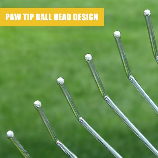 Телескопические металлические грабли Регулируемые выдвижные садовые грабли для листьев Грабли с длинной ручкой Грабли для ногтей Грабли для ногтей Инструмент для очистки газона на заднем дворе