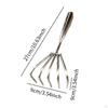 Stainless Shape Tool Steel Easy Use Handheld Seafood Shell Remover For Collecting Leaf