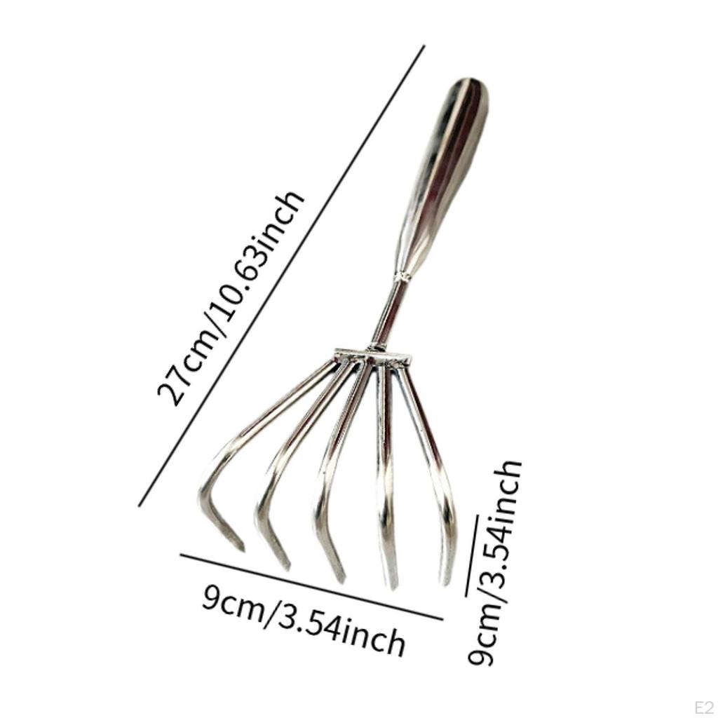 Stainless Shape Tool Steel Easy Use Handheld Seafood Shell Remover For Collecting Leaf
