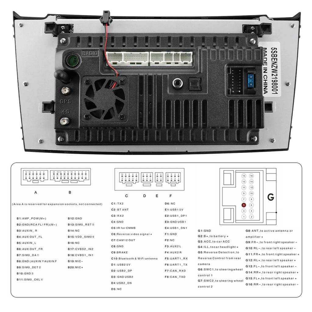 Hizpo 7" RDS Intelligent AI System Wireless CarPlay Android Auto Radio for Mercedes Benz CLK W209 W203 W463 W208 4G Car Multimedia GPS 2din Autoradio